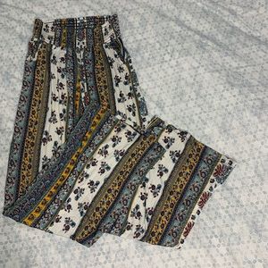 Patterned Flowy Pants